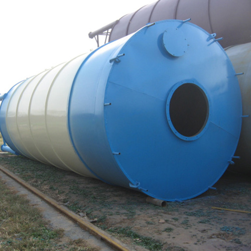 Silo de ciment prêt pour la plante de mélange en béton