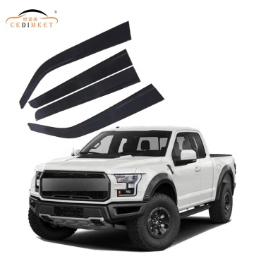 Sun Shade Protection Car Black Rain Guard Rain Shield Found For Raptor F-150 2015-2020
