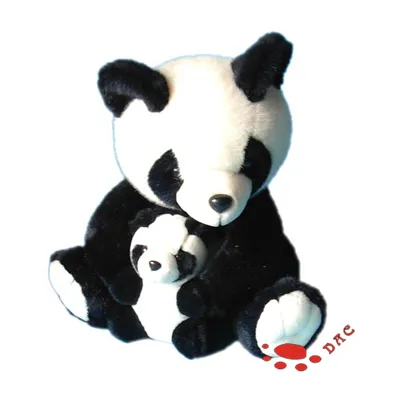 plush panda mama and small panda