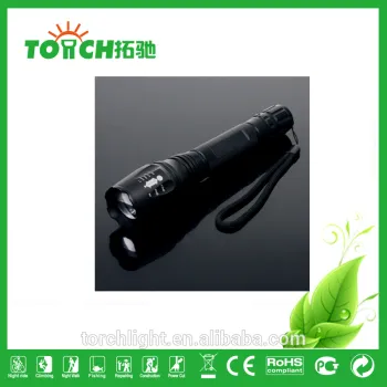 2000LM Adjustable Focus Beam CRE E T6 LED Flashlight Torch light Rechargeable 5 Mode