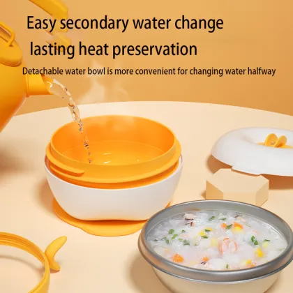 Stainless Steel Insulated Food Bowl for Toddlers