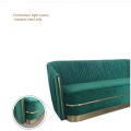 Customized sofa light luxury sofa set para sa villa