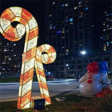 Waterproof LED Motif Lights for 3D Candy Decorations in Parks and Malls