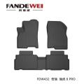 3D TPV rubber car mats for Chery