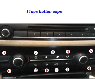 Air Conditioning Switch Button Cover Replacement for BMW