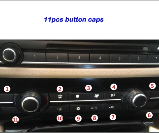 Air Conditioning Switch Button Cover Replacement for BMW