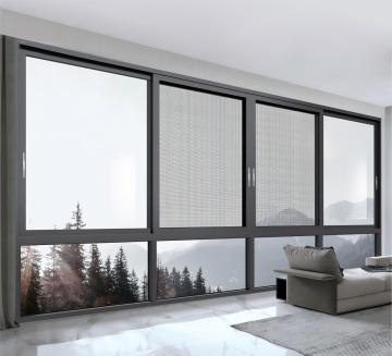 Aluminum Sliding Window with Flyscreen Jazz Series