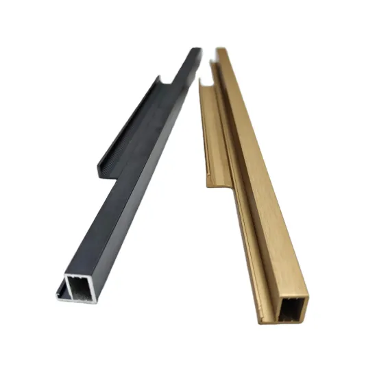 Aluminium Profile for Kitchen Cabinet Door Pull Handles and Furniture Glass Door Frame