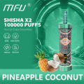MFU SHISHA X2 100k Puffs vape ЕС склад