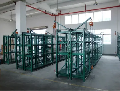 Industry Shelves for Storage of Molds