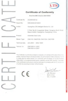 automatic revolving door