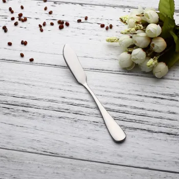 Wholesale Kitchen Silver Stainless Steel Butter Knife