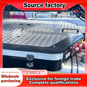 منصة غير قابلة للانزلاق للمكونات الهيكلية للرافعة المتنقلة