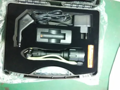 Waterproof rechargeable ultraviolet 365nm nichia uv flashlight