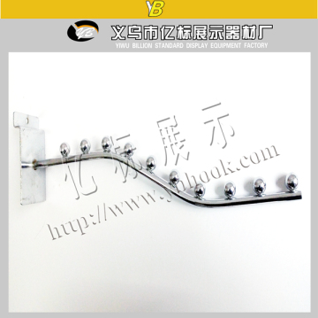 Fashion Shop Store/Supermarket Chrome Metal Clothes Display Hook