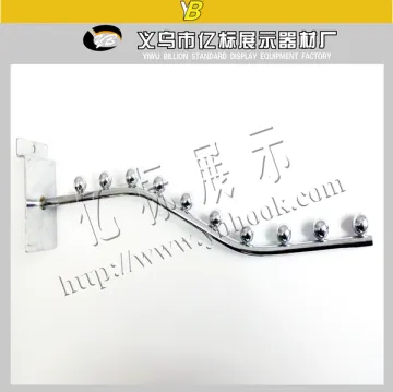 Fashion Shop Store/Supermarket Chrome Metal Clothes Display Hook