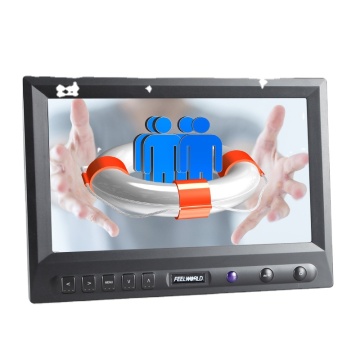 8 Inch Car Video Monitor with Touch Screen - VGA & AV Inputs for Education & Gaming