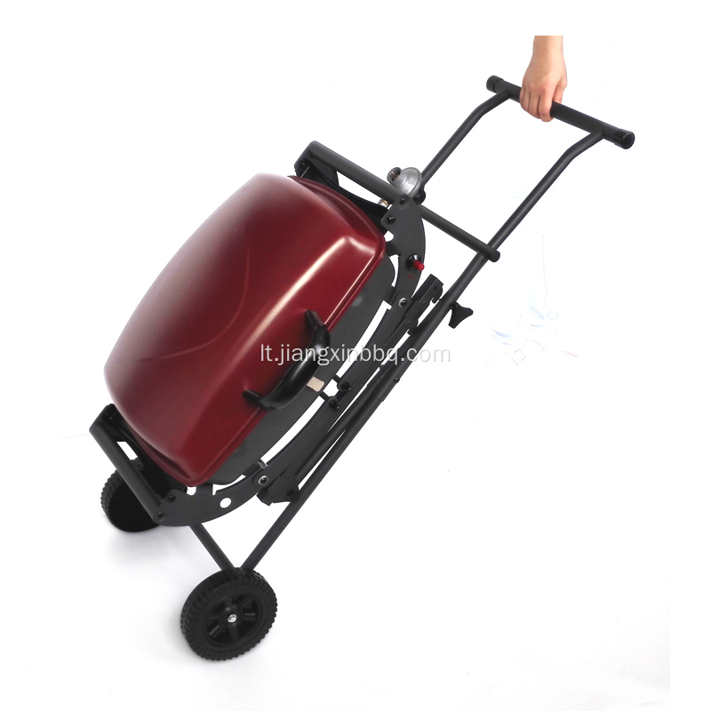 Sulankstomas vežimėlis nešiojamasis dujinis grilis