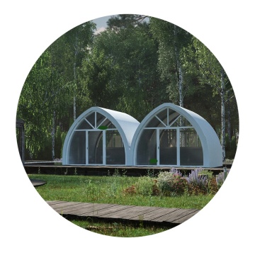 Portable Green Dome Hotel: Modern Design, 6 Meter Diameter, Affordable Pricing