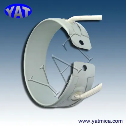 Mica electric helix coil heater elements