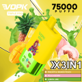 Best VOPK 75000 Puff Disposable Vapes 3 in 1