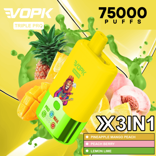 Best VOPK 75000 Puff Disposable Vapes 3 in 1