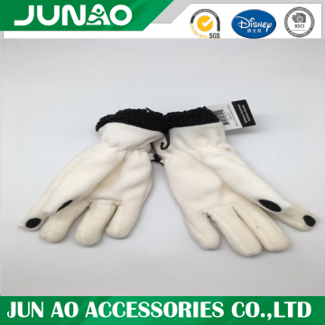 Screen touch fleece glove keep warmer