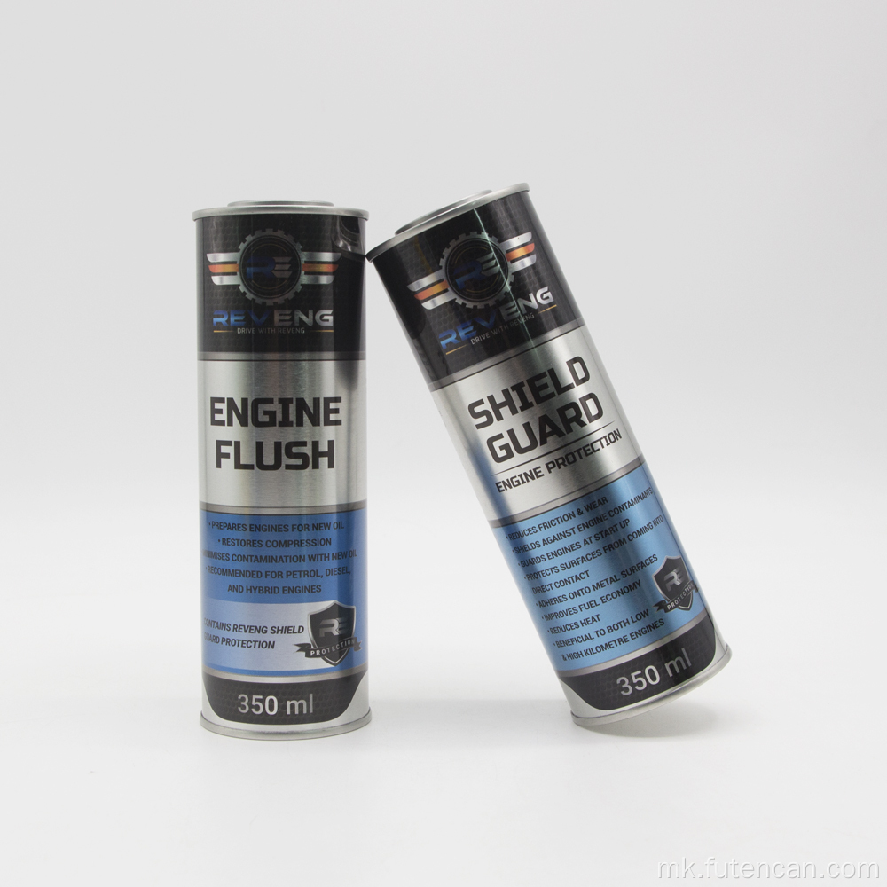 Круг адитив за гориво за моторно масло, лимена конзерва