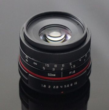 CCTV 렌즈 2021 : New APS-C 50mm F1.8 수동 아이리스 렌즈의 FocusAfe