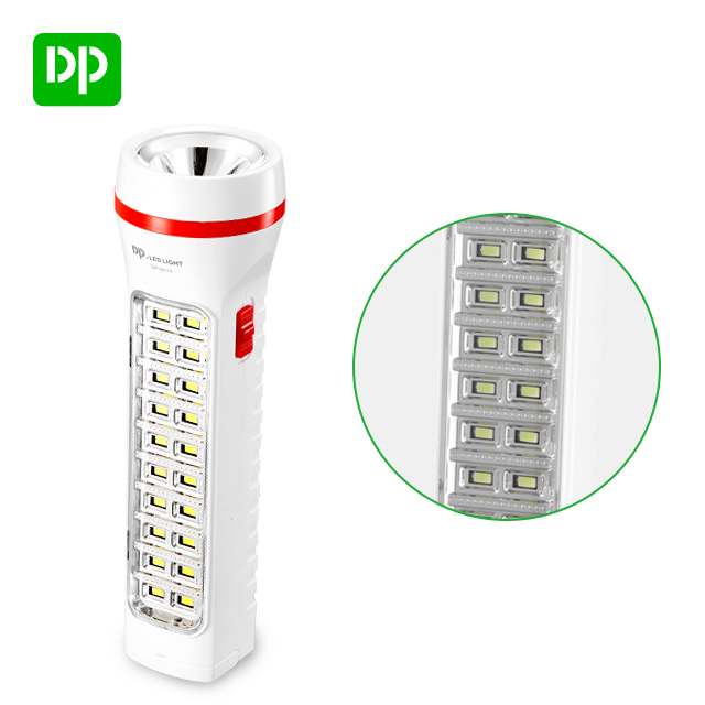 Rechargeable LED Emergency Flashlight Torch with SMD Side Light