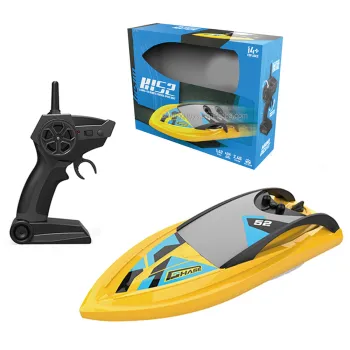 Mini 1:47 Scale 2.4GHz Radio Controlled Speedboat with Rechargeable Battery for Boys - Perfect for Pool & Lake Adventures