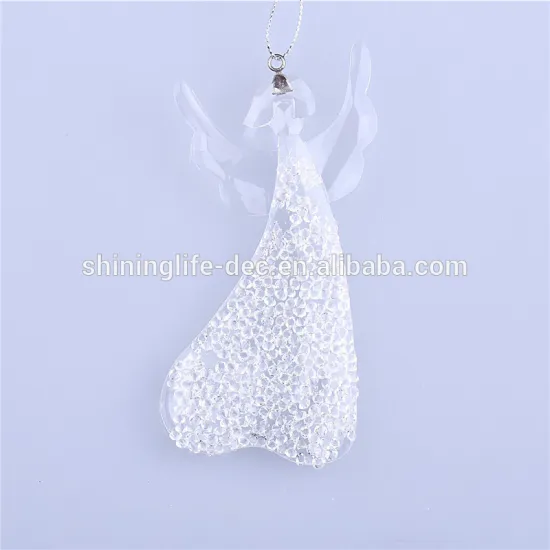 Clear crystal dancing angel ornament new style indoor decoration