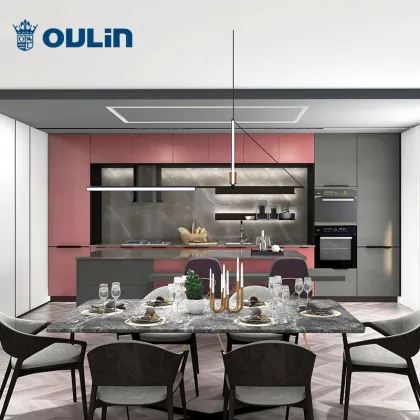 Glass wardrobe closet cabinet for bedroom