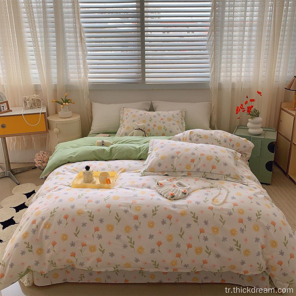 Dört set% 100 pamuk trend yatak takım