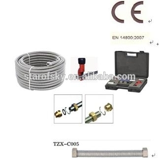 NEW flexible stainless steel corrugated hose tool kit