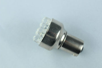 White 1156 24 Volt Led Turn Signal Bulbs Oem For Auto , 12 Pcs Led Brake Lights