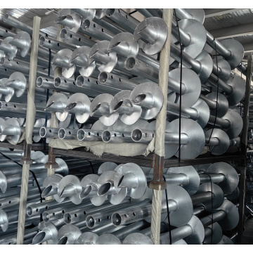 ASTM A36 kerek spirális cölöp alapozójavító rendszerhez