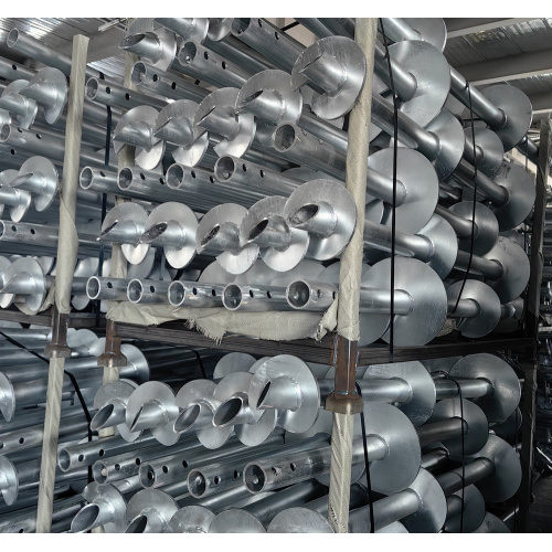 Astm A36 Pusingan Helical Pile untuk Sistem Pembaikan Yayasan