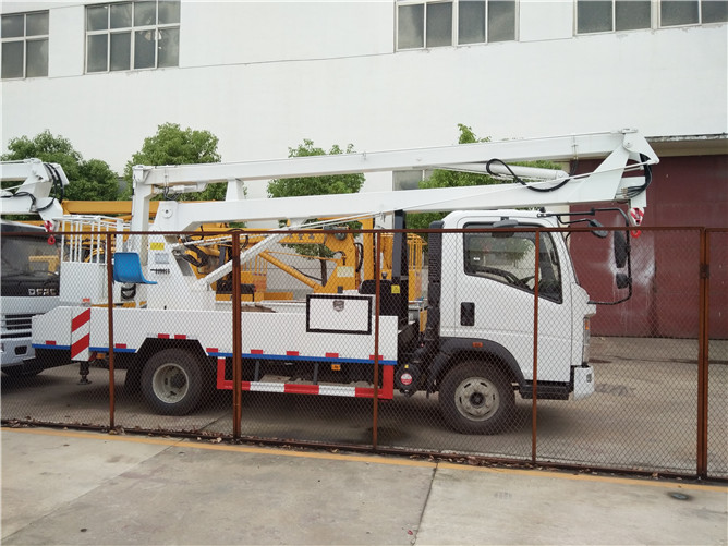 18m SINOTRUK Aerial Platform Lift Vehicles