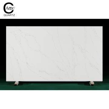 Caxstone High Quality Super Jumbo Size 3500x2000x30mm Calacatta White 3D Printed Quartz Stone Slabs for Kitchen Countertops
