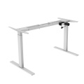 White Electric sit stand Desk Frame Workstation Single Motor Ergonomic Standing Height Adjustable Base computer Desk Frame