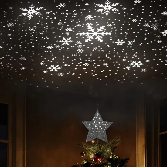 Christmas Tree Decorative Top Star Lighting
