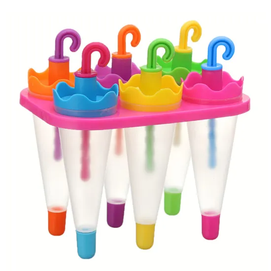 Lolly Mould Tray Pan Kitchen Ice Maker Mold Pops 4/6 Cell Frozen Ice Cube Molds Popsicle Maker DIY Ice Cream Tools Cooking Tools