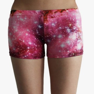 2014 fashion trend sublimation print women short pants