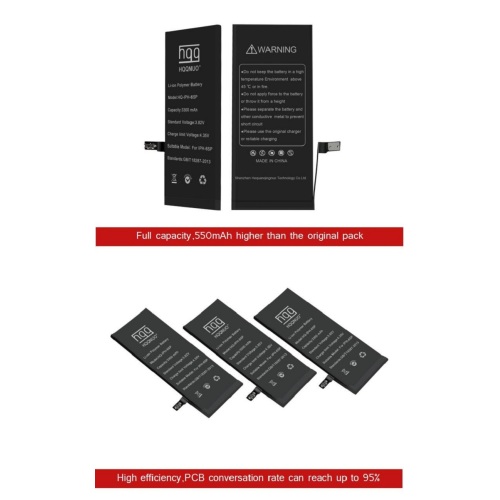 High capacity lithium battery for iPhone 6 Plus