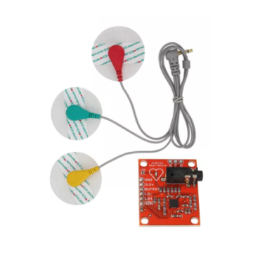 AD8232 Pulse Cardiogram Kit Compatibility with Duinofun Development Board