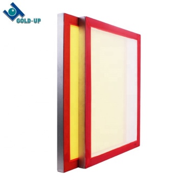Frame di stampa sullo schermo di seta in mesh giallo bianco