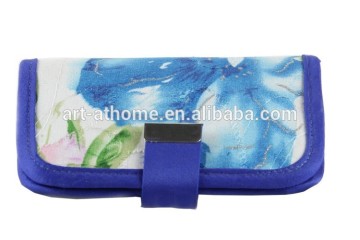 card wallet with fabric cover