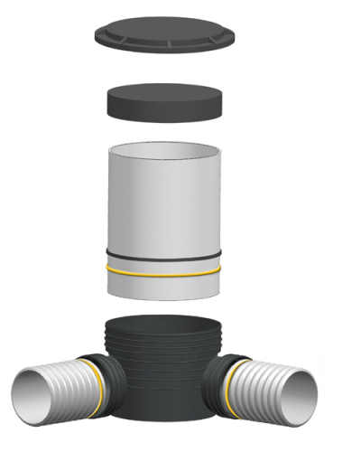 Plastic Inspection Chamber for Sewer System