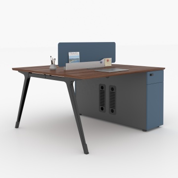 Guangzhou Factory Direct Supply Two-Person Workstation Table for Large Companies